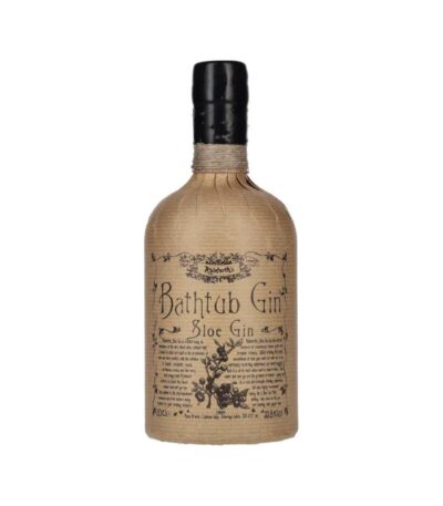 Bathtub Sloe Gin boca sa etiketom i crvenim voskom.
