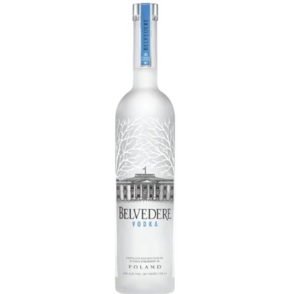 Belvedere Vodka Illuminated boca koja svijetli u mraku.