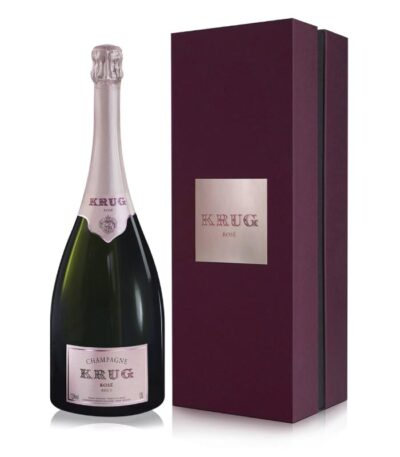 Krug Rosé N.V. boca šampanjca u elegantnoj poklon kutiji.