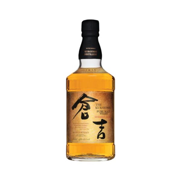 Kurayoshi Pure Malt Sherry Cask boca viskija sa etiketom.