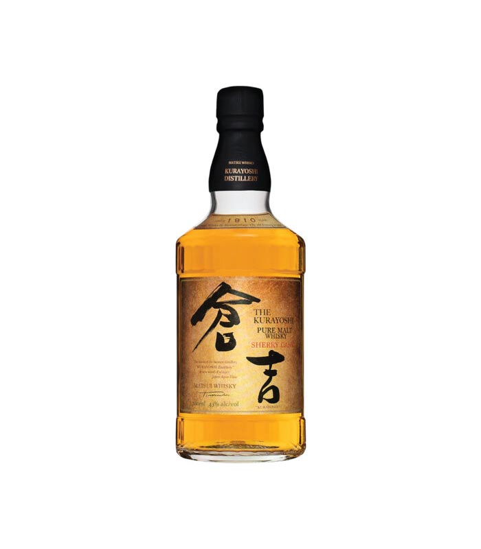 Kurayoshi Pure Malt Sherry Cask boca viskija sa etiketom.
