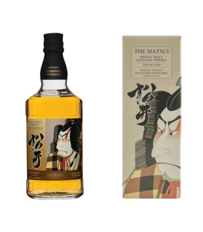 Matsui The Peated Single Malt boca viskija sa etiketom.
