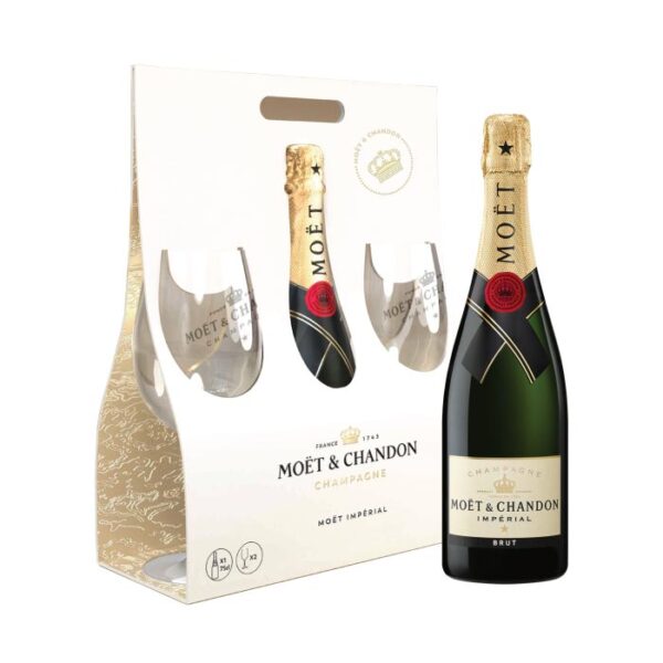 Moët & Chandon Impérial Brut +2 čaše - Vinum Web Shop