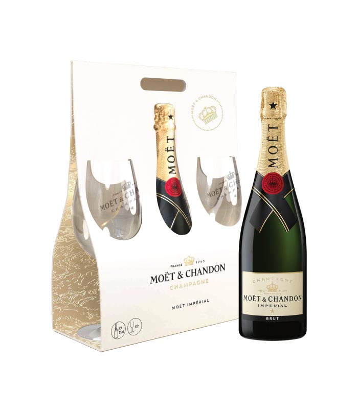 Moët & Chandon Impérial Brut +2 čaše - Vinum Web Shop