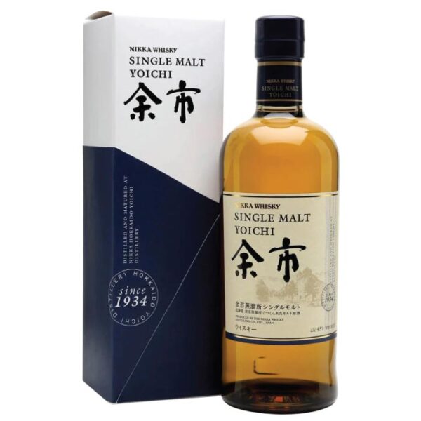 Nikka Yoichi Single Malt boca viskija sa etiketom.
