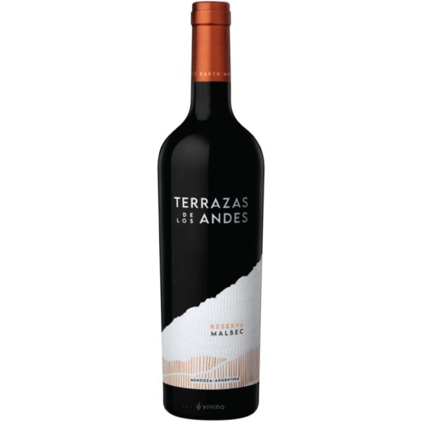 Terrazas de los Andes Reserva Malbec boca vina s etiketom brenda.