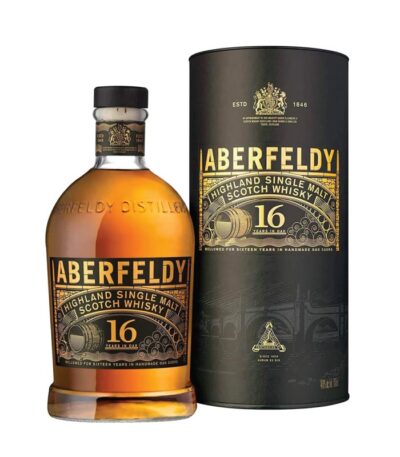Aberfeldy 16 Y.O. Single Malt Scotch Whisky boca.