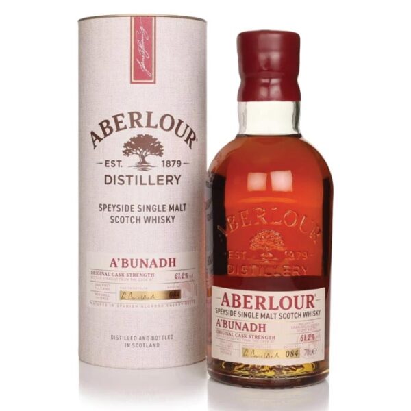 Aberlour A'Bunadh Single Malt Scotch Whisky boca.