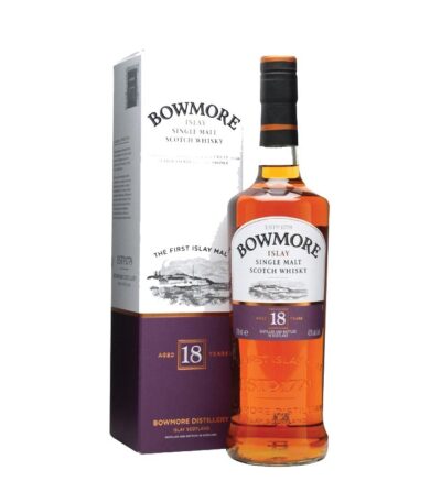 Bowmore 18 Y.O. Islay Single Malt Scotch Whisky boca.