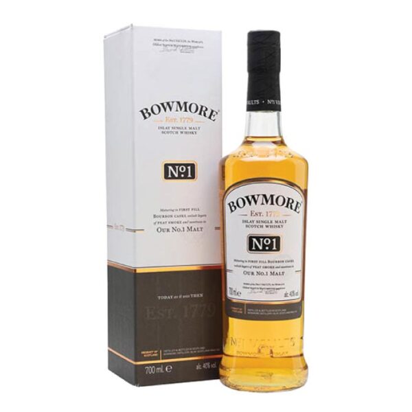 Bowmore No. 1 Islay Single Malt Scotch Whisky boca.