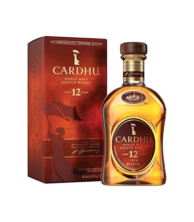 Cardhu 12 Y.O. Single Malt Scotch Whisky boca.