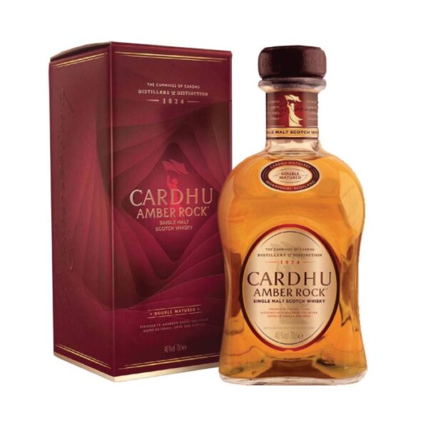 Cardhu Amber Rock Single Malt Scotch Whisky boca.