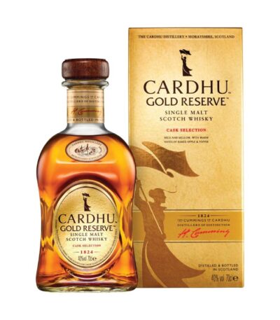 Cardhu Gold Reserve Single Malt Scotch Whisky boca.