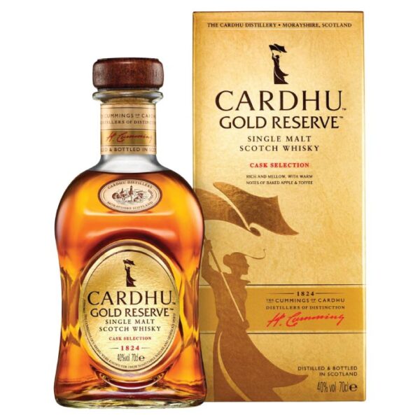 Cardhu Gold Reserve Single Malt Scotch Whisky boca.