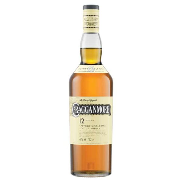 Cragganmore 12 Y.O. Single Malt Scotch Whisky boca.