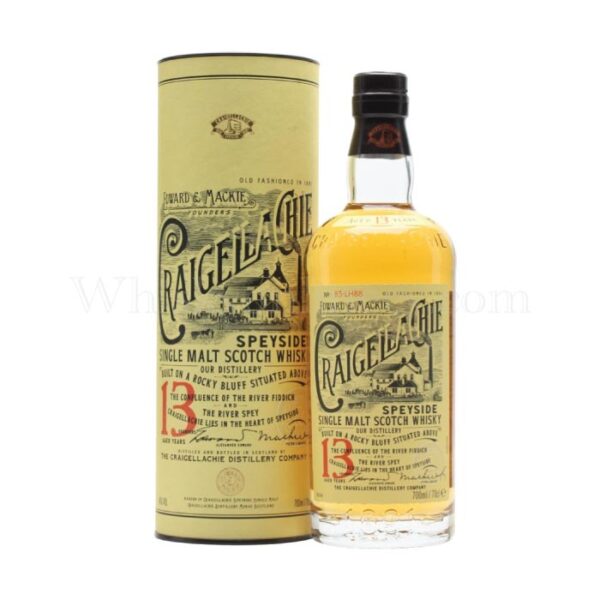 Craigellachie 13 Y.O. Single Malt Scotch Whisky boca.