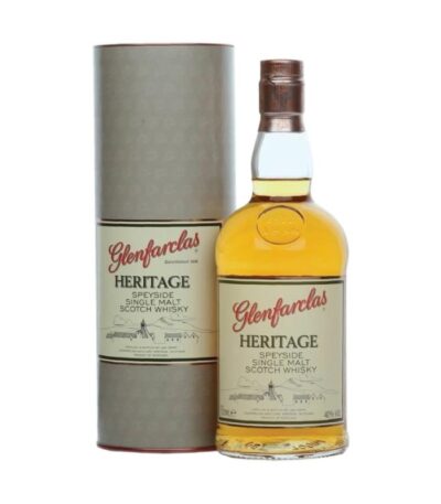Glenfarclas Heritage Speyside Single Malt Scotch Whisky boca.