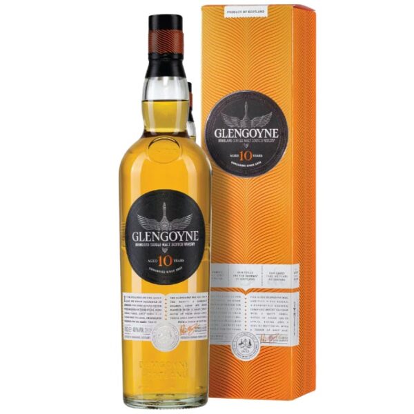 Glengoyne 10 Y.O. Single Malt Scotch Whisky boca.