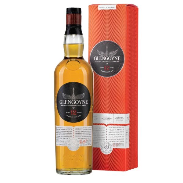 Glengoyne 12 Y.O. Single Malt Scotch Whisky boca.