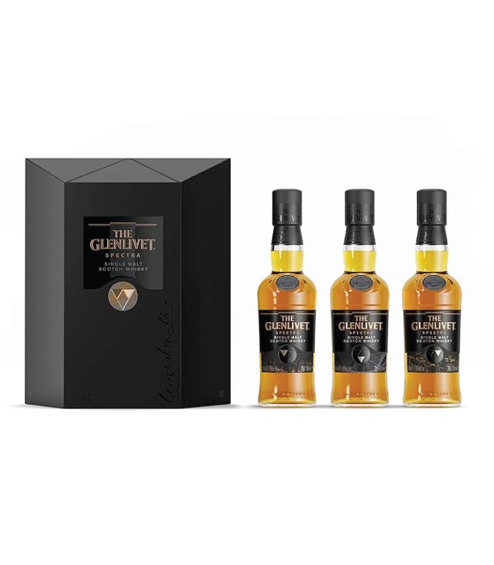 Glenlivet-Spectra-Set-Single-Malt-Scotch-Whisky-3-x-0.2-L Glenlivet Spectra Set 3 x 0.2 L Single Malt Scotch Whisky.