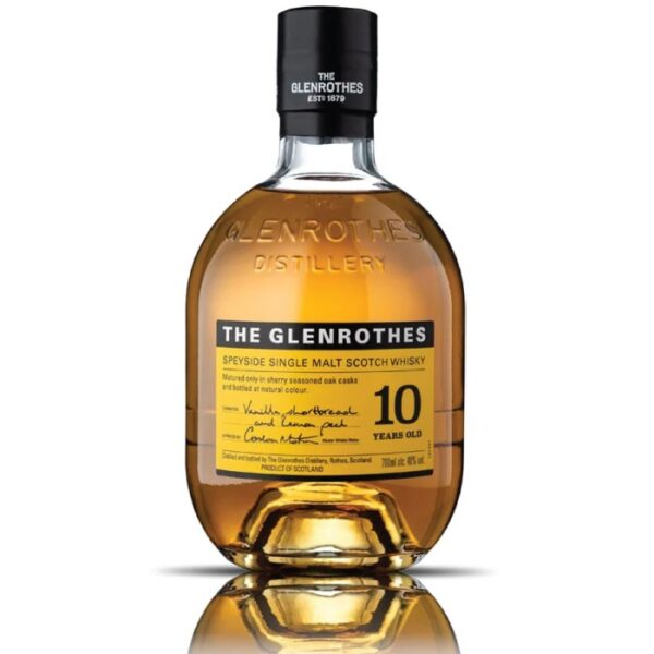 Glenrothes 10 Y.O. Single Malt Scotch Whisky boca.