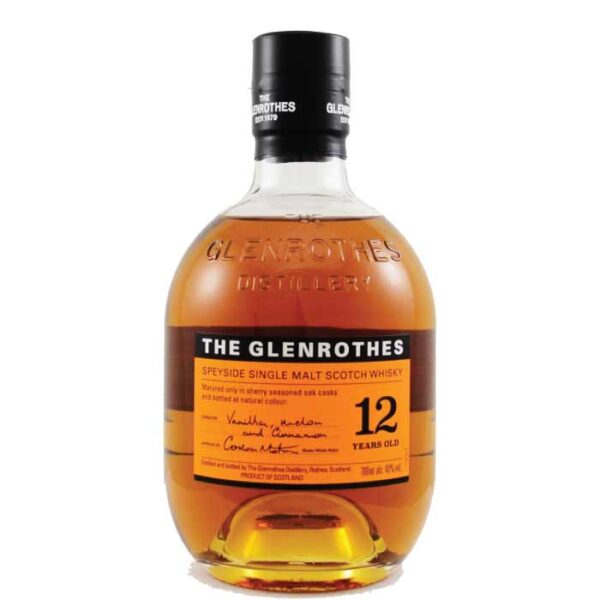 Glenrothes 12 Y.O. Single Malt Scotch Whisky boca.