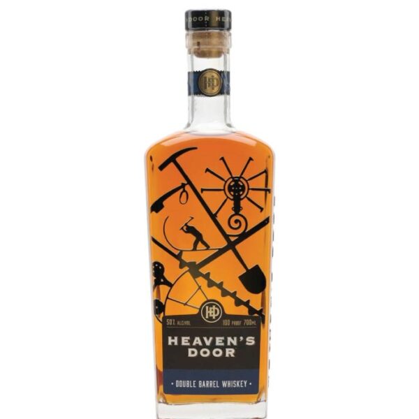 Heaven's Door Double Barrel boca sa etiketom.