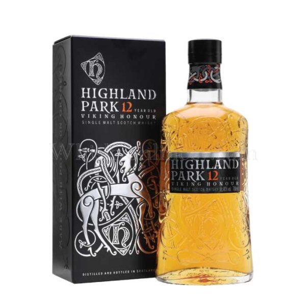 Highland Park 12 Y.O. Viking Honour Single Malt Scotch Whisky boca.