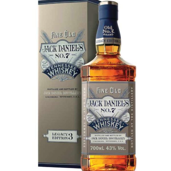 Jack Daniel's Legacy 3 Gift Box 1L - Old No. 7 Viski