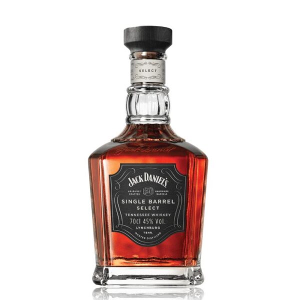 Jack Daniel’s Single Barrel Select boca sa etiketom.