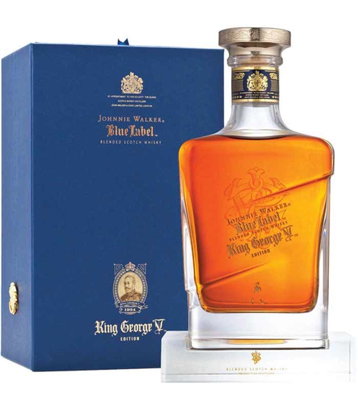 boca Johnnie Walker Blue Label King George V viskija