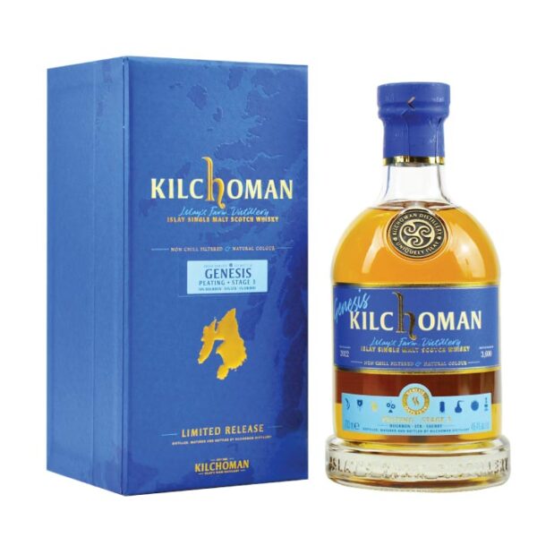 Kilchoman Genesis Peating Stage 3 Single Malt Scotch Whisky boca.