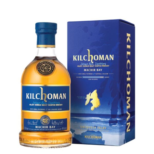 Kilchoman Machir Bay Single Malt Scotch Whisky boca.