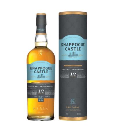 Knappogue Castle 12 Y.O. Single Malt Irish Whisky boca.