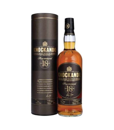 Knockando 18 Y.O. Slow Matured Single Malt Scotch Whisky boca.