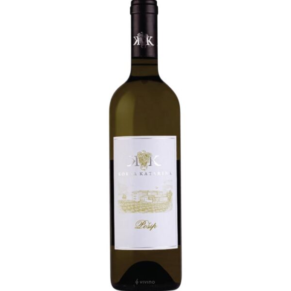 Korta Katarina Pošip boca bijelog vina.