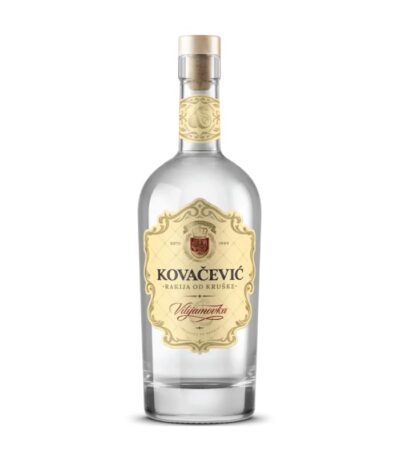Kovačević rakija viljamovka boca.