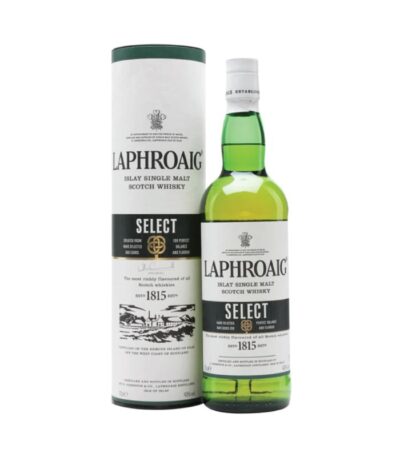 Laphroaig Select Single Malt Scotch Whisky boca.