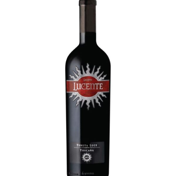 Lucente boca crvenog vina.