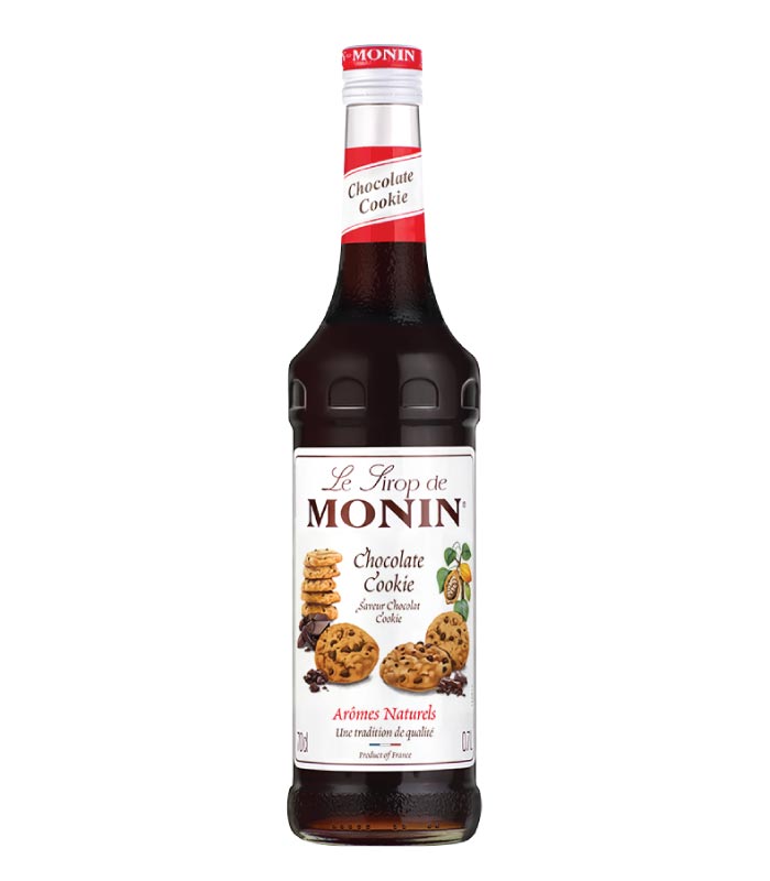Monin-Čokolada-keks-sirup Monin sirup čokoladni kolačić boca.