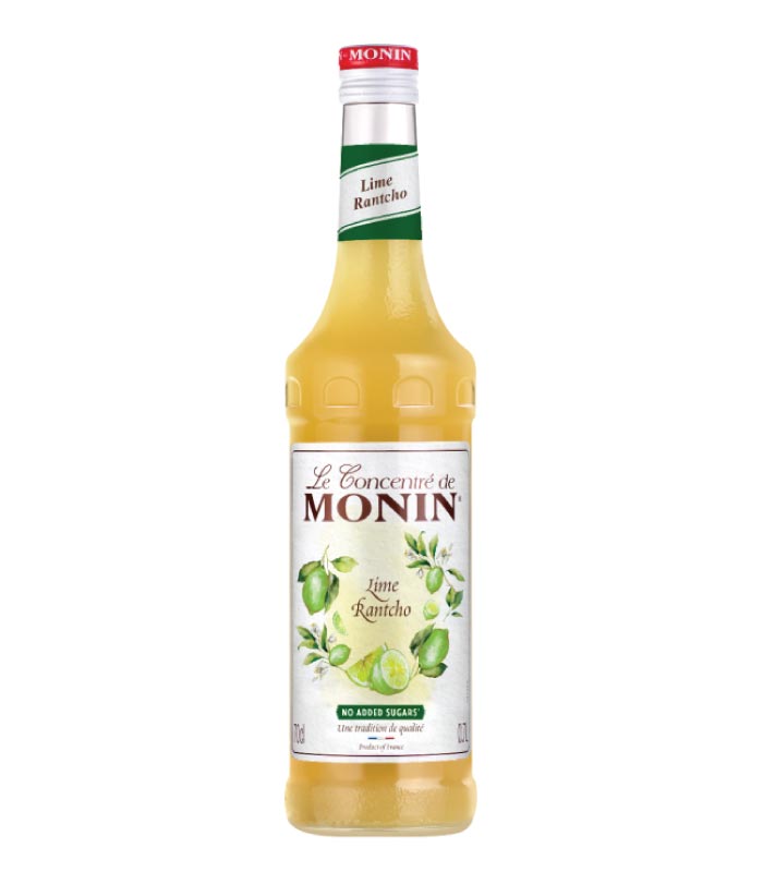 Monin-Lime-Rantcho-sirup-koncentrat Monin Koncentrat Limeta Rantcho boca.