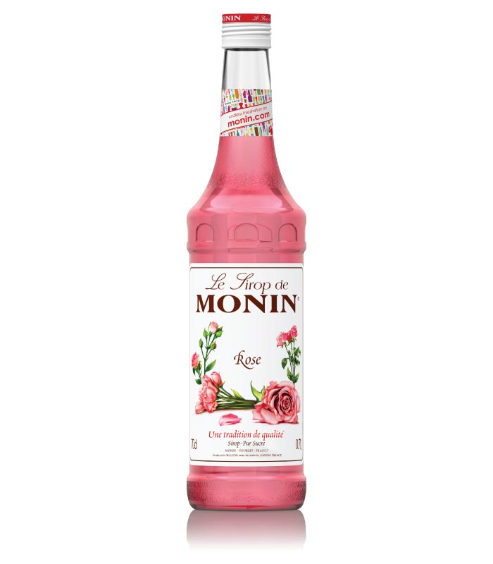 Monin Rose sirup boca.
