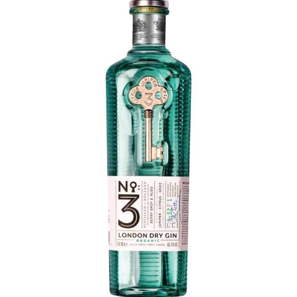 No 3 Gin London Dry boca.