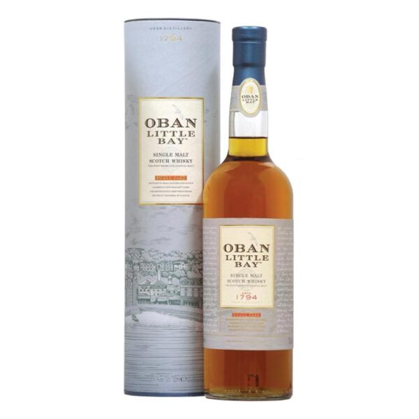 Oban Little Bay Single Malt Scotch Whisky boca.