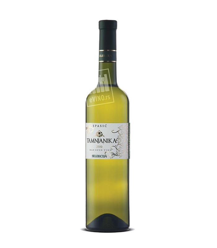 Spasić-Tamnjanika-Selekcija-bijelo-vino boca Spasić Tamjanika Selekcija bijelog vina