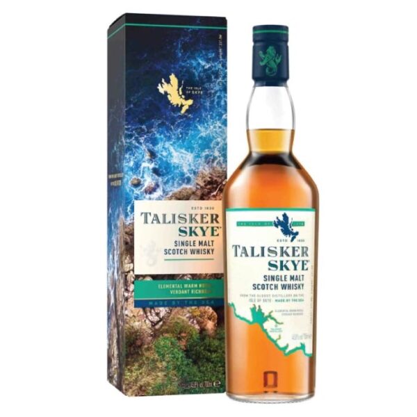 Talisker Skye Single Malt Scotch Whisky boca.