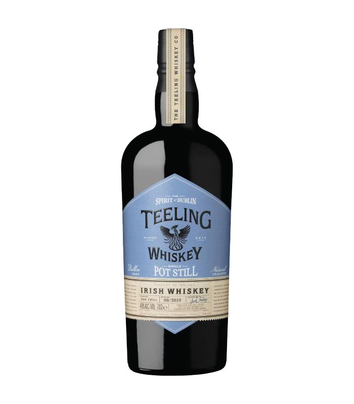 Teeling Single Pot Still Irish Whiskey boca.