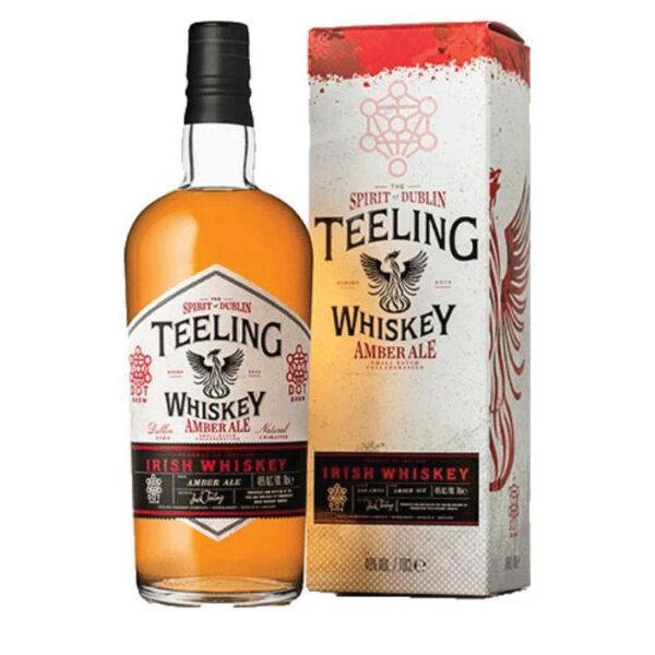 Teeling Whiskey Small Batch Amber Ale boca.