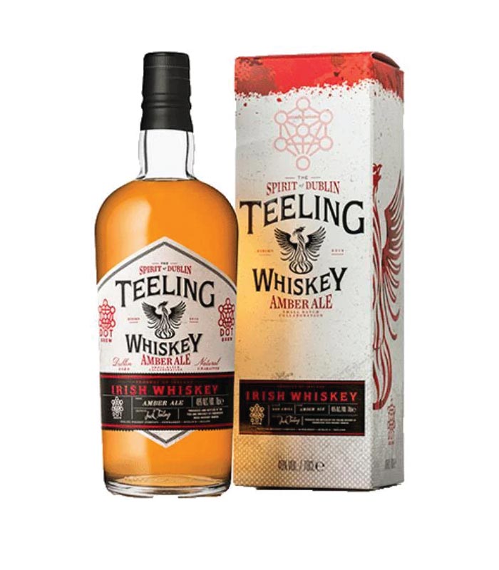 Teeling Whiskey Small Batch Amber Ale boca.