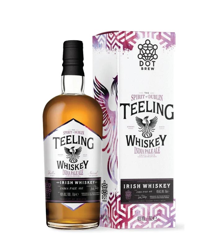 Teeling Whiskey Small Batch Dot Brew India Pale Ale boca.